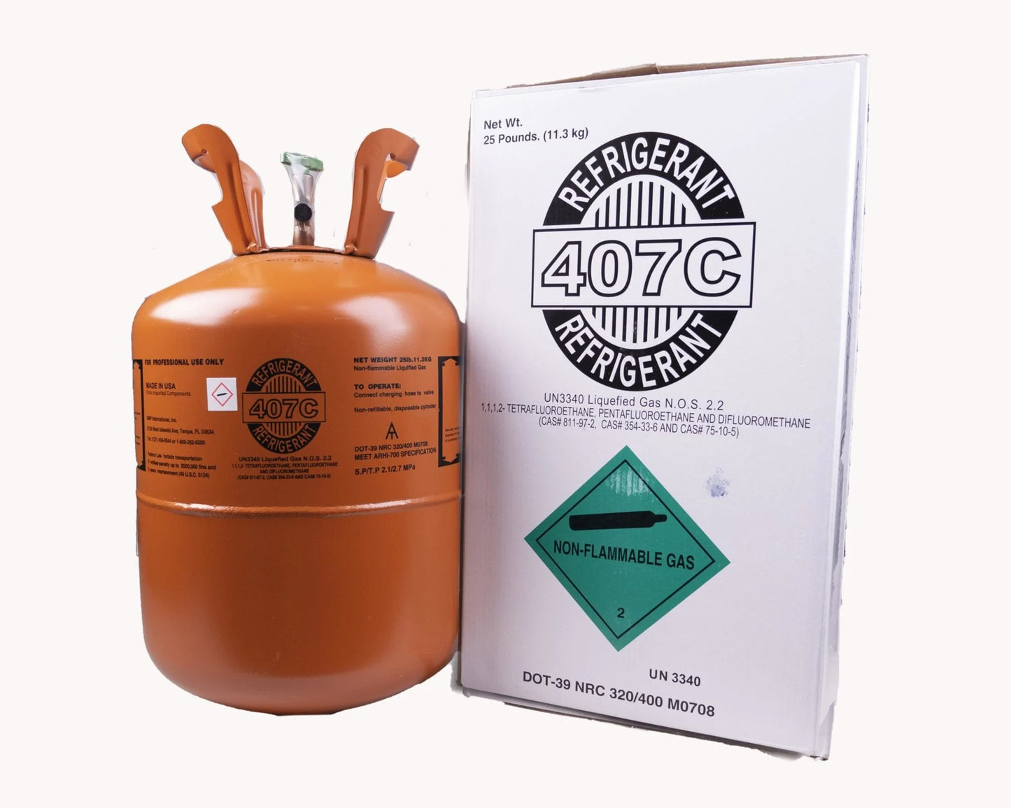 R407C 25lb Cylinder Refrigerant