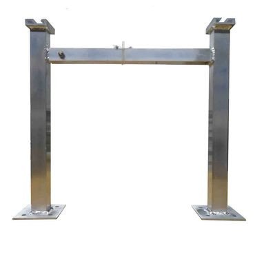 7-603 - ALUM. ROOF STAND 3 FT. W/24" LEGS - 2-BEAMS - 2-LEGS