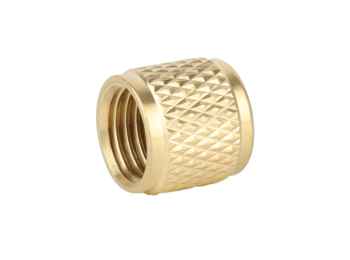 1/4" SAE BRASS CAP W/ O-RING, 10 PK