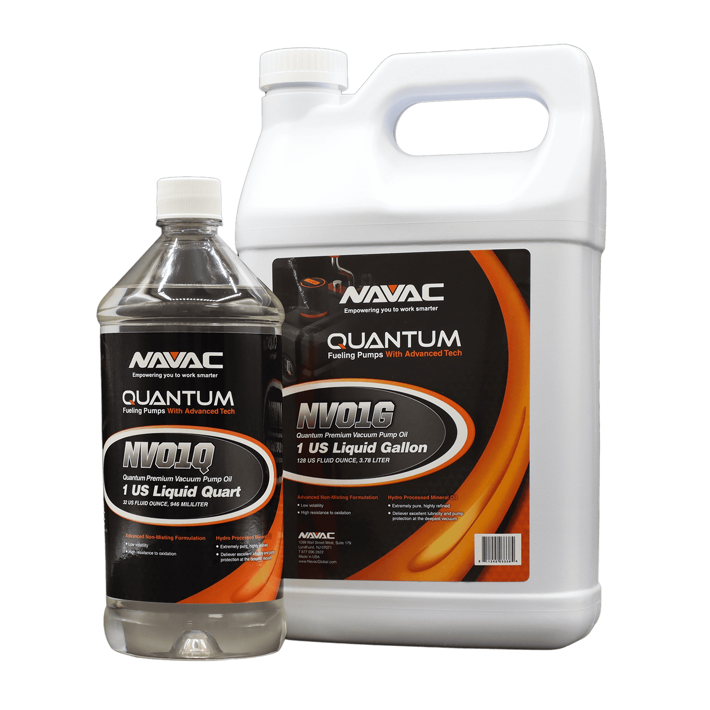 NAVAC QUANTUM PREMIUM VACUUM PUMP OIL, 1 QUART