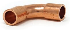 W2717 - COPPER 1/2" LONG RADIUS 90