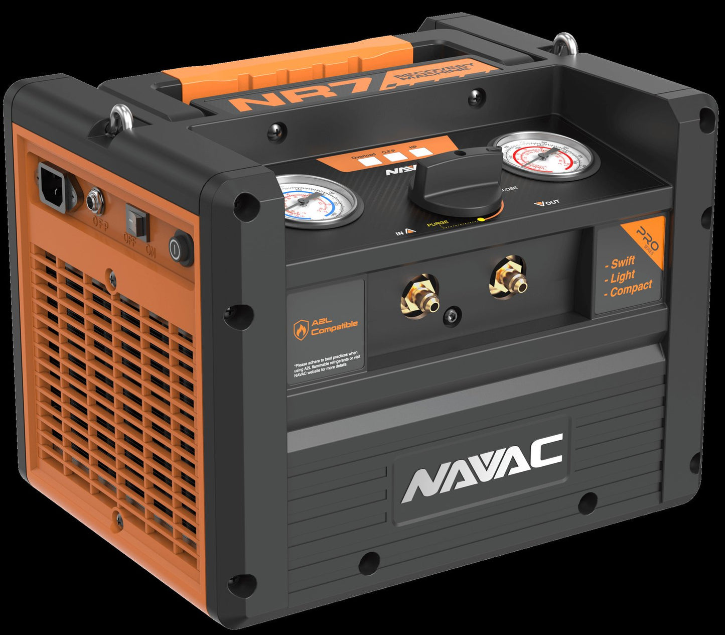 REC0VERY UNIT NAVAC PRO SERIES OILESS A2L COMPATIBALE ANALOG