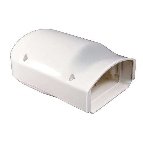 COVER GUARD 4.5" WALL INLET WHITE