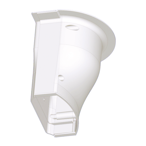 COVER GUARD 4.5" SOFFIT INLET WHITE