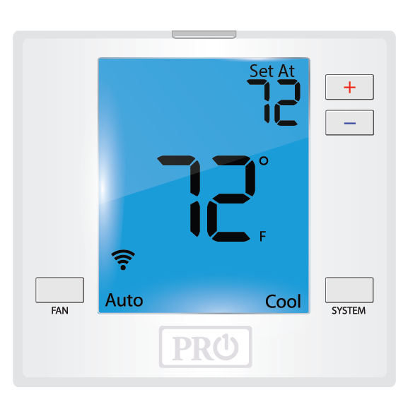 TSTAT DIGITAL 2H/1C 7 DAY PROG WIFI 7" DISP