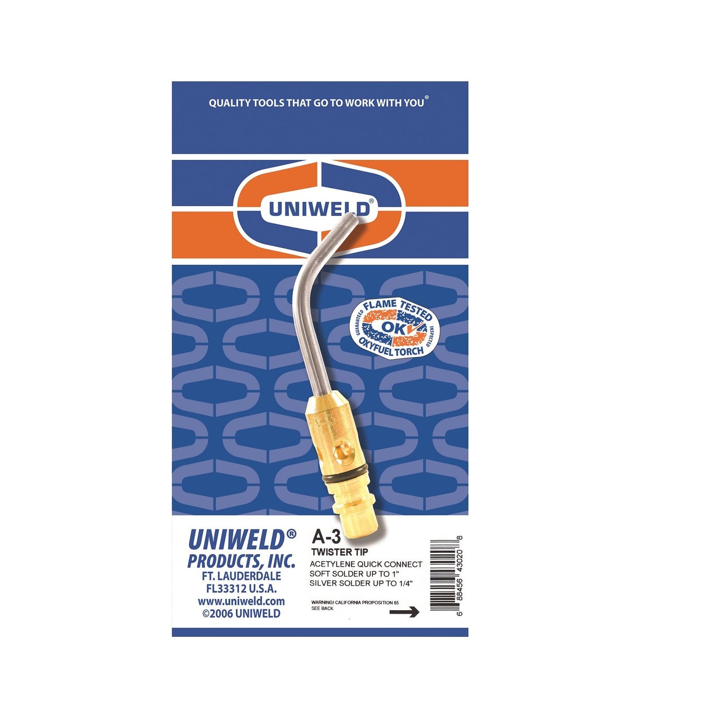 A-8 - BRAZING / SOLDRERING TIP 1/2'' - 1''