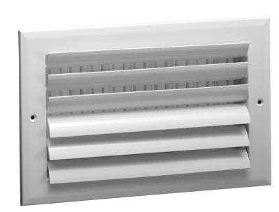A612MS 14 06 W - ALUMINUM CURVED BLADE REGISTER 2 WAY