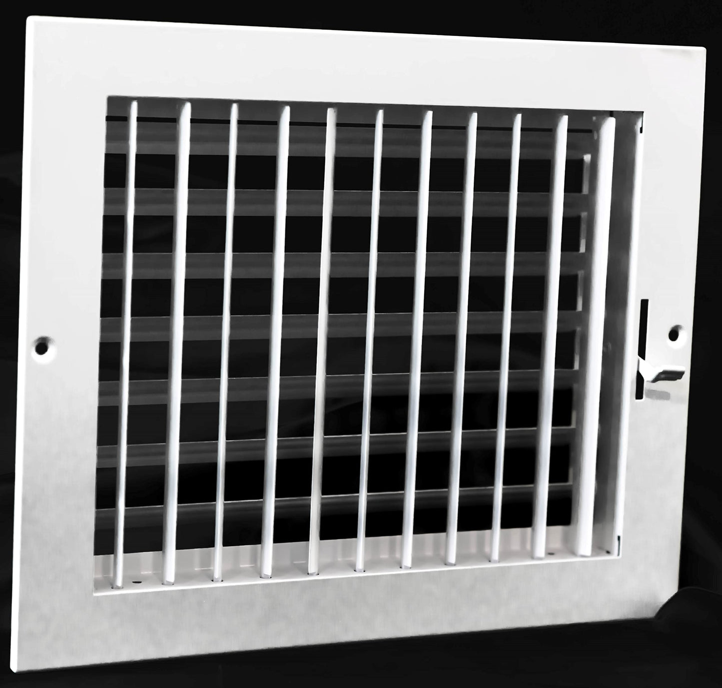 VERTICAL SIDEWALL GRILLE 10X8 WHITE