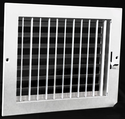VERTICAL SIDEWALL GRILLE 10X8 WHITE