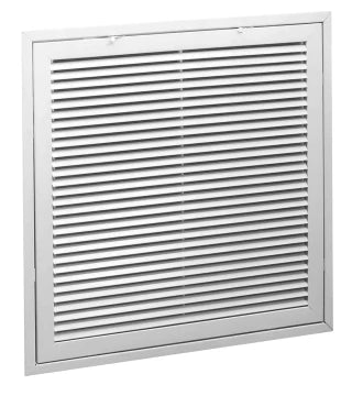 96AFBTI W - STEEL FIXED BAR RETURN AIR FILTER GRILL INSULATED BACK