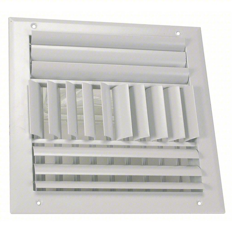 SUPPLY GRILLE CEILING CURVED BLADE 4 WAY 8X8