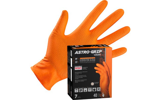66473-40 - Astro-Grip Powder Free Exam Grade Nitrile Gloves - 40 Box - Lrg