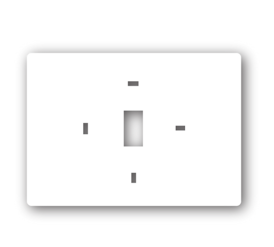 UNIVERAL PRO1 WALL PLATE PLASTIC