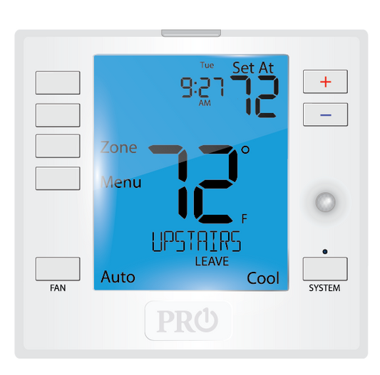 TSTAT DIGITAL PROSYNC WIRELESS 4H/2C 7 DAY-5/1/1-NON PROG DEHUM OS