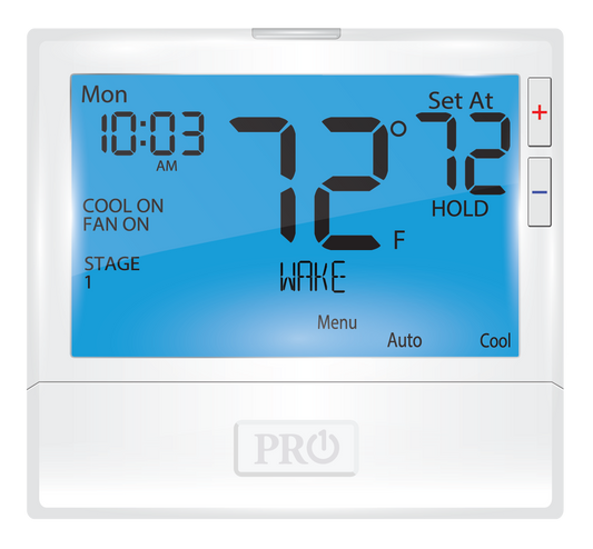 TSTAT DIGITAL 4H/2C 7 DAY-5/1/1-NON PROG DEHUM WIFI-COMM-8" DISP