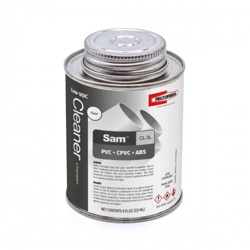 SAM CL-3L LOW VOC PVC CLNR 1/2 PT