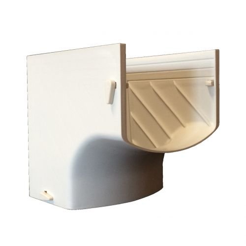COVER GUARD 4.5" INTERNAL 90 ELL WHITE