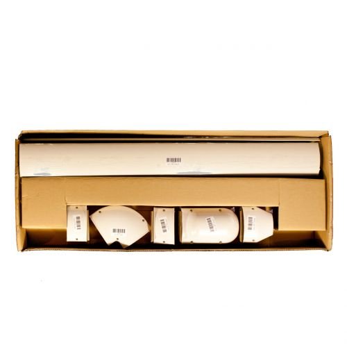 COVER GUARD 4.5" WALL DUCT KIT WHITE