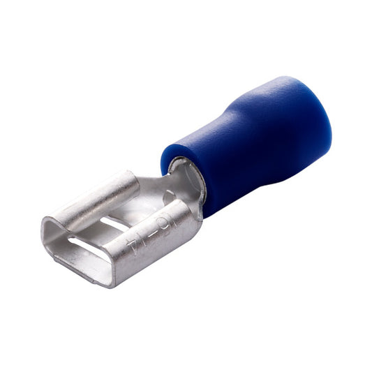 112768 - Disconnect Female AWG 16-14 Blue 1/4 PVC