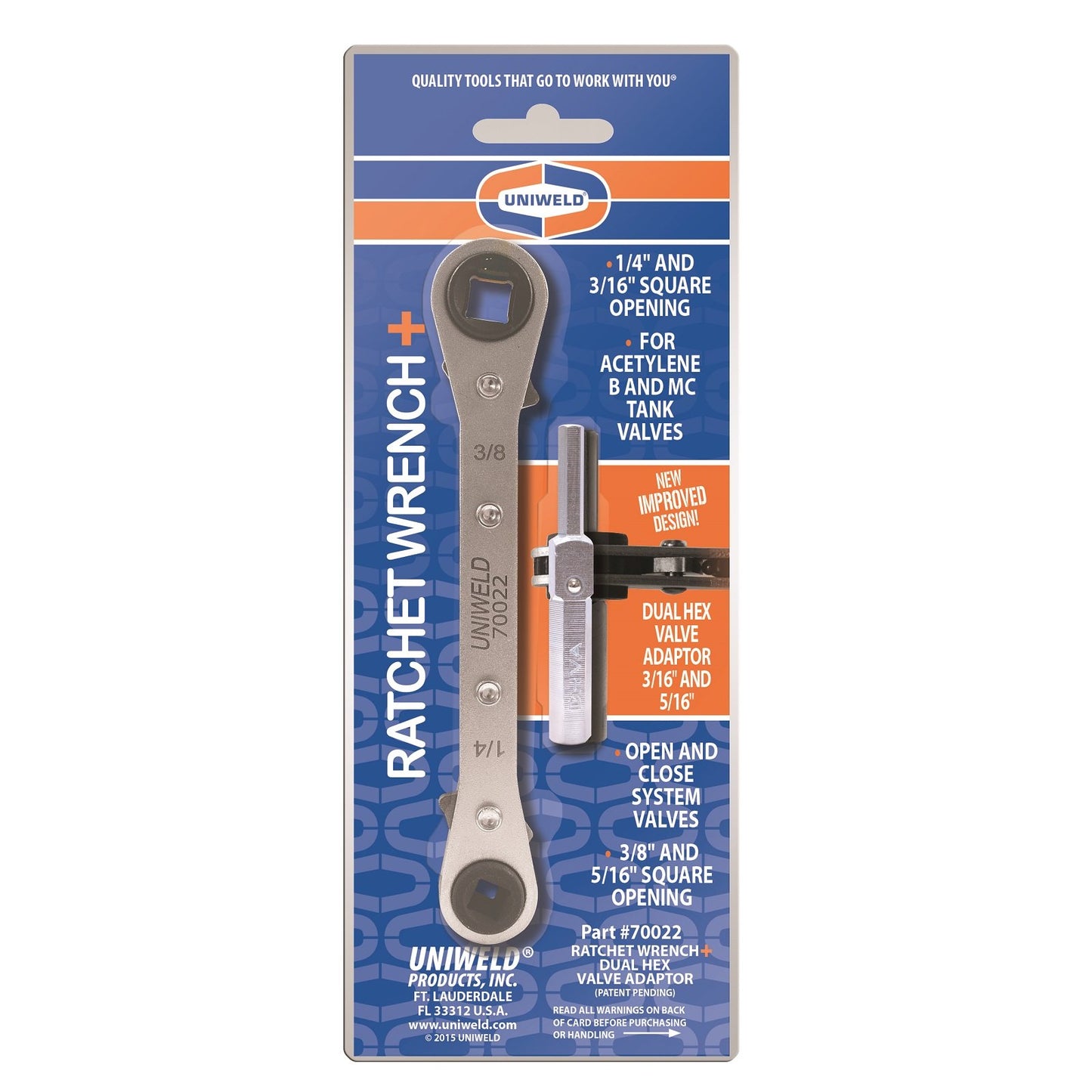REVERSE RATCHET W/ DUAL HEX KEY