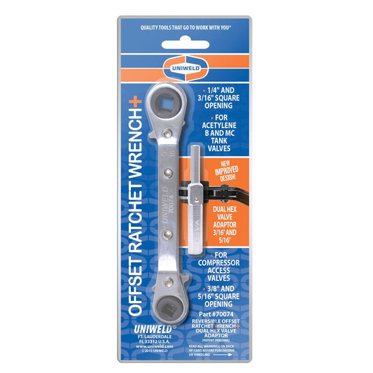 OFFSET RATCHET W/ DUAL HEX KEY