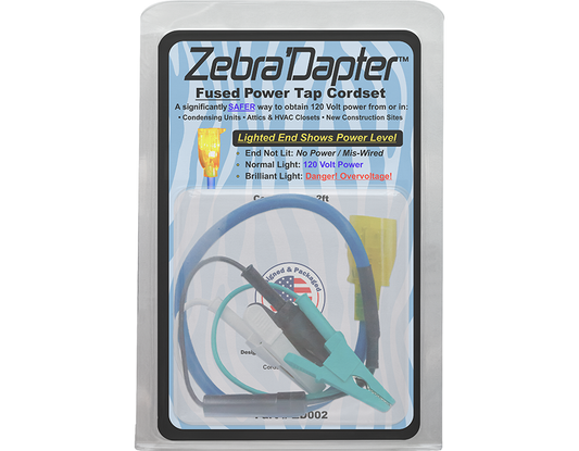 ZD002 - ZEBRA'DAPTER - 24" LIGHTED FEMALE FORD SET WITH GLOW PLUG AND SAFETY FUSE