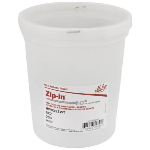 SCREWS ZIP IN #8 X 3/4 TUB