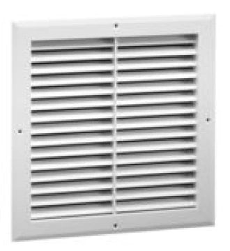 RH45 14 14 W - ALUMINUM GRILLE 45 DEGREE FIXED BLADE